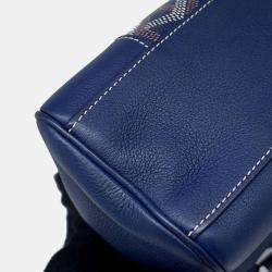 Goyard Blue/Navy Leather Saigon Handbag