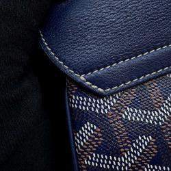 Goyard Blue/Navy Leather Saigon Handbag