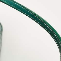 Goyard Green Goyardine Coated Canvas and Leather Bellechasse PM Tote