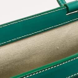 Goyard Green Goyardine Coated Canvas and Leather Bellechasse PM Tote