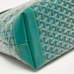 Goyard Green Goyardine Coated Canvas and Leather Bellechasse PM Tote