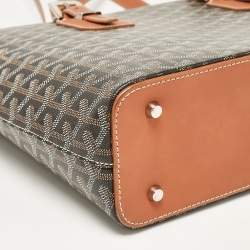 Goyard Brown Goyardine Coated Canvas and Leather Okinawa PM Tote