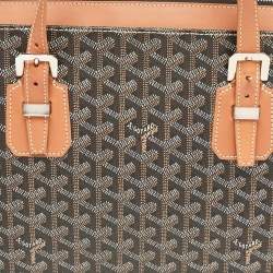 Goyard Brown Goyardine Coated Canvas and Leather Okinawa PM Tote