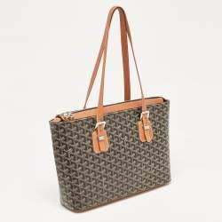 Goyard Brown Goyardine Coated Canvas and Leather Okinawa PM Tote
