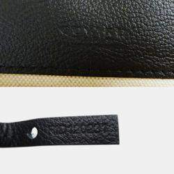 Goyard Black Leather Saint Louis PM Tote Bag