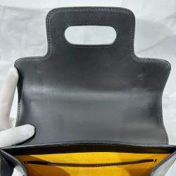 Goyard Black Coated Canvas And Leather Saigon MM Top Handle Bag