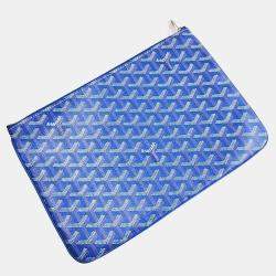 Goyard Blue PVC Senna MM Bag