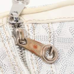 Goyard White Goyardine Coated Canvas 35 Croisiere Duffel Bag