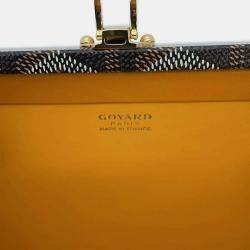 Goyard Black/Natural PVC Leather Minodiere Shoulder Bag