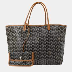Pre Owned Goyard Brown Canvas Goyardine St. Louis GM Tote Bag