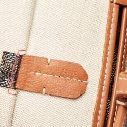 Pre Owned Goyard Brown Goyardine Coated Canvas Artois PM Tote