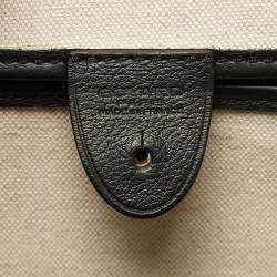 Pre Owned Goyard Black Goyardine Coated Canvas and Leather Artois MM Tote