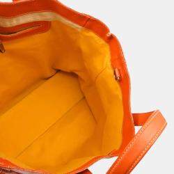 Goyard Orange PVC Sac Voltaire Tote Bag