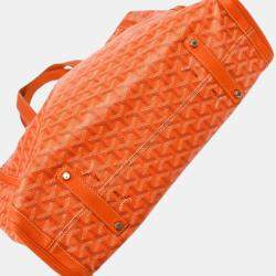 Goyard Orange PVC Sac Voltaire Tote Bag