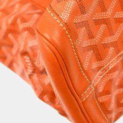 Goyard Orange PVC Sac Voltaire Tote Bag