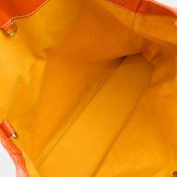 Goyard Orange PVC Sac Voltaire Tote Bag