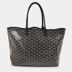 Pre Owned Goyard Brown Goyardine Coated Canvas St. Louis PM Tote