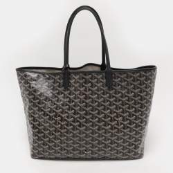 Pre Owned Goyard Brown Goyardine Coated Canvas St. Louis PM Tote