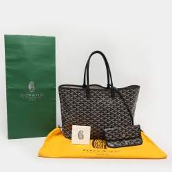 Pre Owned Goyard Brown Goyardine Coated Canvas St. Louis PM Tote