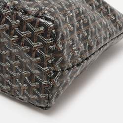 Pre Owned Goyard Brown Goyardine Coated Canvas St. Louis PM Tote