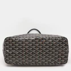 Pre Owned Goyard Brown Goyardine Coated Canvas St. Louis PM Tote