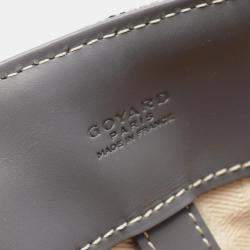 Goyard Grey Canvas and Leather Sac Voltaire Tote Bag
