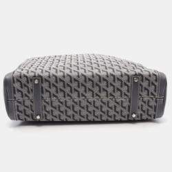 Goyard Grey Canvas and Leather Sac Voltaire Tote Bag