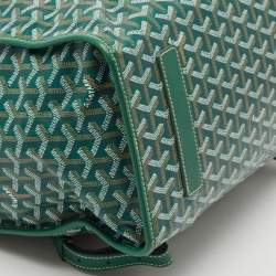Goyard Green Goyardine Coated Canvas Saint Leger Backpack