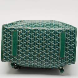 Goyard Green Goyardine Coated Canvas Saint Leger Backpack