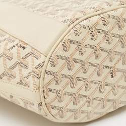Goyard Light Beige Goyardine Coated Canvas Belharra PM Tote