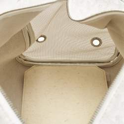 Goyard White Goyardine Coated Canvas and Mesh Voltigeur Pet Carrier Bag