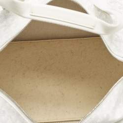 Goyard White Goyardine Coated Canvas and Mesh Voltigeur Pet Carrier Bag