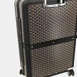 Goyard Brown Canvas GM Satolas Rolling Luggage Bag