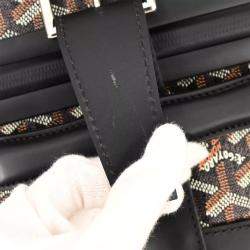 Goyard Brown Canvas GM Satolas Rolling Luggage Bag