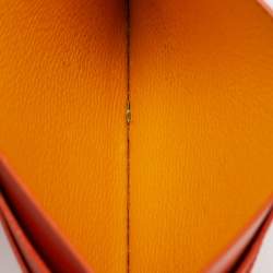 Goyard Orange Goyardine Coated Canvas and Leather Saint Sulpice Card Holder