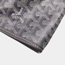 Goyard Gray PVC, Leather Saint Louis PM Tote Bag