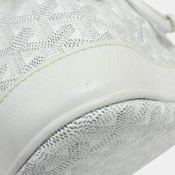 Goyard White Goyardine Petit Flot PM Bucket Bag 