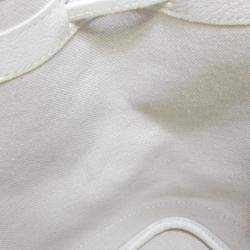 Goyard White Goyardine Petit Flot PM Bucket Bag 