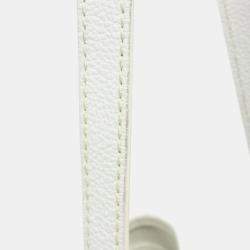 Goyard White Goyardine Petit Flot PM Bucket Bag 