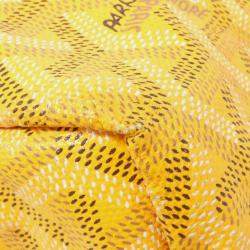 Goyard Yellow Canvas Saint Louis GM Tote Bag