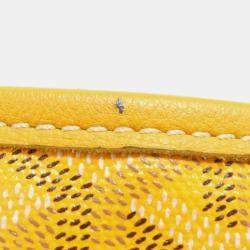Goyard Yellow Canvas Saint Louis GM Tote Bag