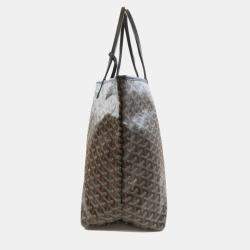 Goyard Black Coated Canvas Saint Louis GM Tote Bag