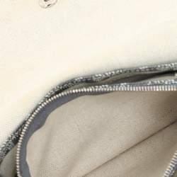 Pre Owned Goyard Grey Coated Canvas Plumet Pouch
