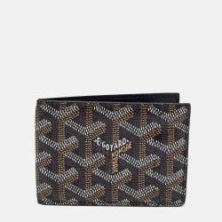 Goyard Black Goyardine Coated Canvas Victoire Card Holder