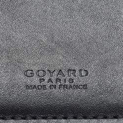 Goyard Black Goyardine Coated Canvas Victoire Card Holder