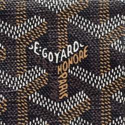 Goyard Black Goyardine Coated Canvas Victoire Card Holder