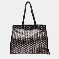 Goyard Black Coated Canvas Hardy PM bag