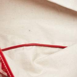 Pre Owned Goyard Red Goyardine Coated Canvas and Leather Saint Louis GM Tote