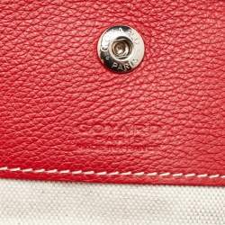 Pre Owned Goyard Red Goyardine Coated Canvas and Leather Saint Louis GM Tote