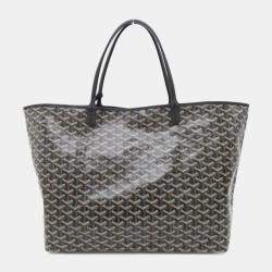 Goyard Black Coated Canvas Saint Louis GM Handbag